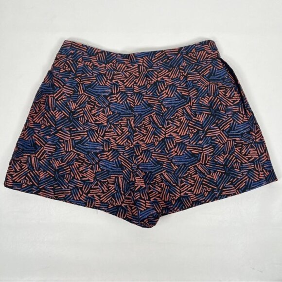 NWT MARKUS LUPFER UK🇬🇧Made Pleated Textured Pockets Shorts Shiny Print MEDIUM - Picture 4 of 13